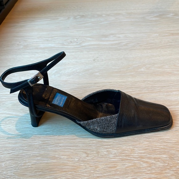 Goffredo Fantini Leather and Tweed Mule - Picture 6 of 11